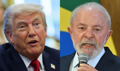 Relação Brasil-EUA entra em fase de tensão inédita O presidente Lula (PT) e o presidente dos Estados Unidos, Donald Trump, prosseguiram nas suas guerras de palavras