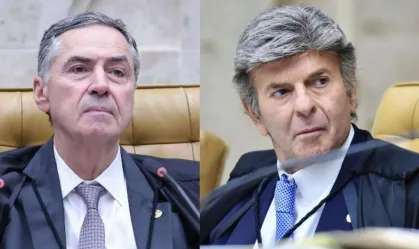 Barroso e Fux discutem em sessão no STF: "Não está sendo fiel aos fatos" Ministros tiveram desentendimento sobre mudança de relatoria de processo
