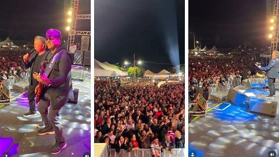 Nossa Senhoa do Livramento Show de 1h30 custa quase meio milhão; Amado Batista está na lista suja do trabalho escravo Cidade de 13 mil habitantes recebeu 20 mil pessoas em show de Amado Batista
