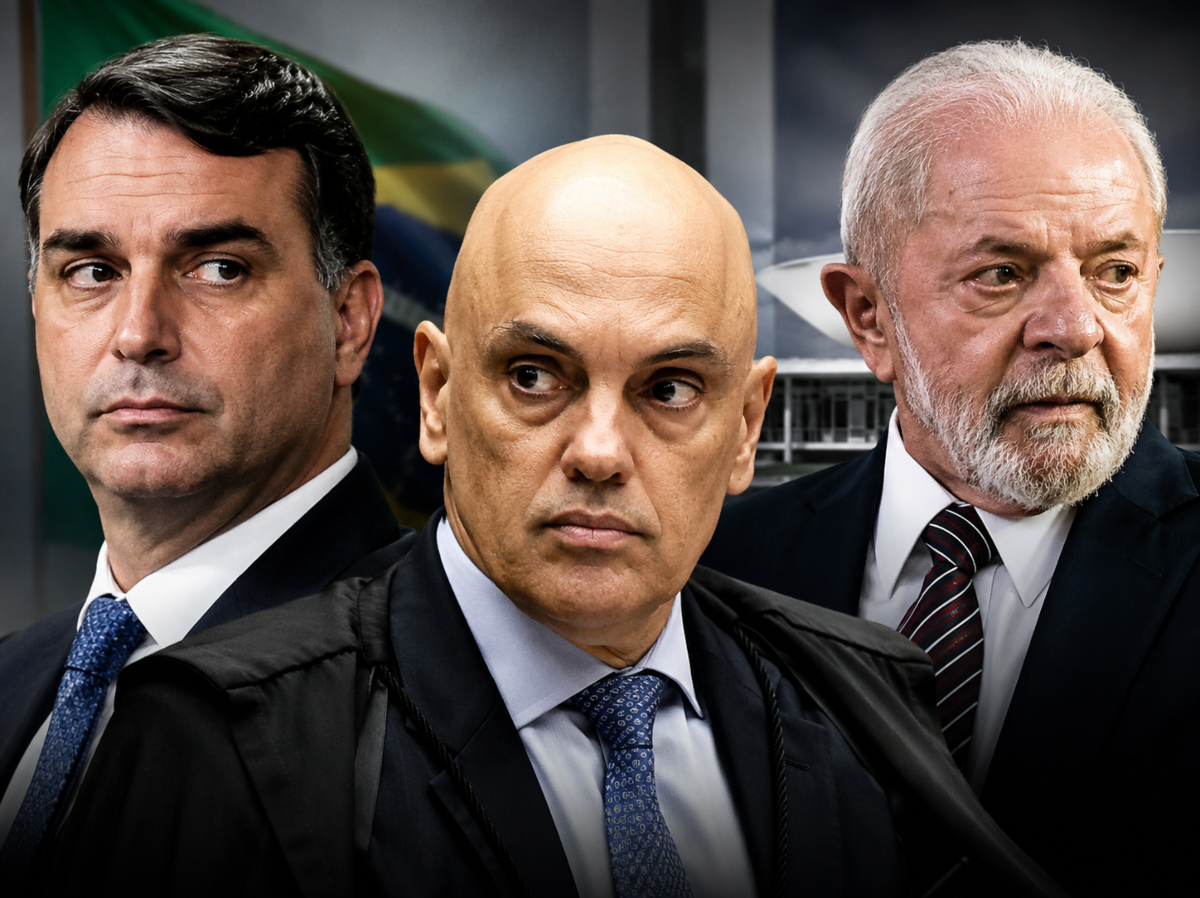 Moraes manda Flávio Bolsonaro depor à PF em investigação por calúnia contra Lula O filho mais velho do ex-presidente Jair Bolsonaro é investigado por declarações feitas após a captura do ditador venezuelano Nicolás Maduro
